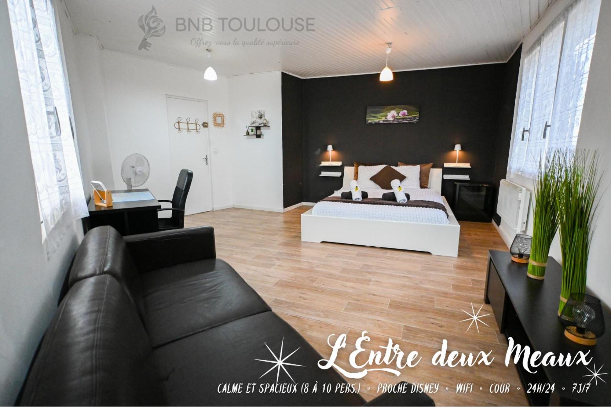 Pause Entre Deux Meaux ► Proche Disneyland Paris ► Wifi ► Netflix ► 24/24H Penchard Exteriör bild