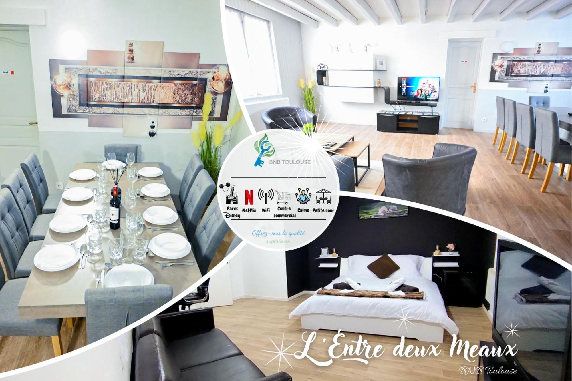 Pause Entre Deux Meaux ► Proche Disneyland Paris ► Wifi ► Netflix ► 24/24H Penchard Exteriör bild